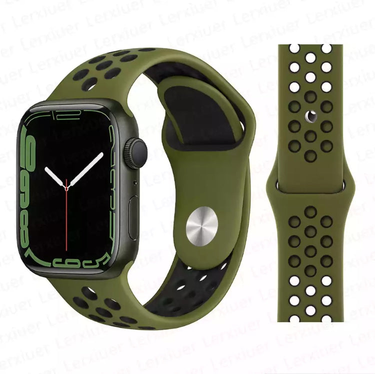 Signature Nike Apple Watch Silicone Sport Bands with Breathable Linings- for Selected Apple Watch 40mm Size - Super Savings Technologies Co.,LTD Signature Nike Apple Watch Silicone Sport Bands with Breathable Linings- for Selected Apple Watch 40mm Size - Super Savings Technologies Co.,LTD